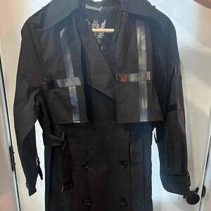 NWT Cathedral Trenchcoat with Lasercut Rosette by Restyle